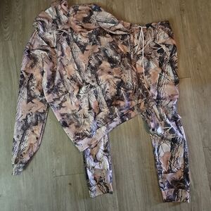 Camouflage Hoodie and Joggers Set